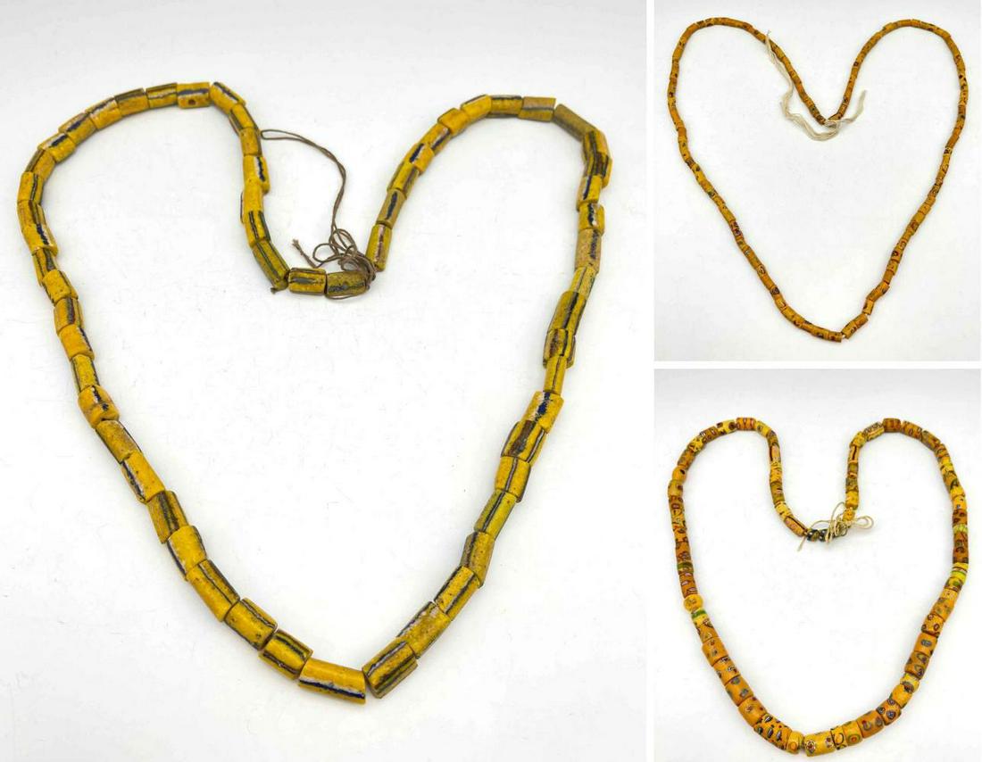 Three Strands of Venetian African Trade Beads (1 of 14)