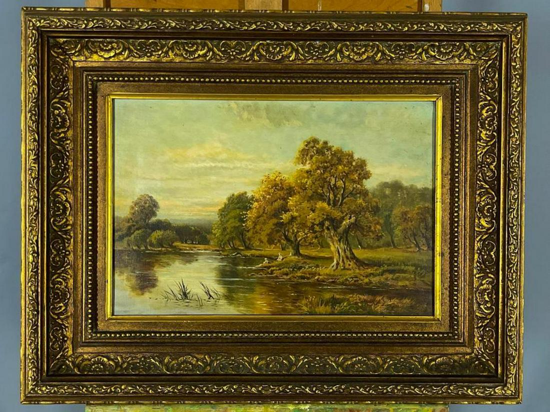 Sydney Yates Johnson, Forest Landscape, Oil on Canvas, (1 of 14)
