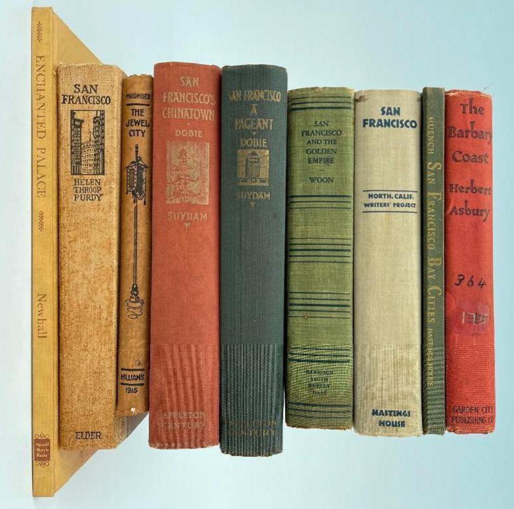 Antique & Vintage Books On San Francisco California: Books On San Francisco . Enchanted Palace By Ruth Newhall 1967, San Francisco And The Golden Empire By Basil Woon 1935, San Francisco American Guide Series By Northern California Writer's Project 1947