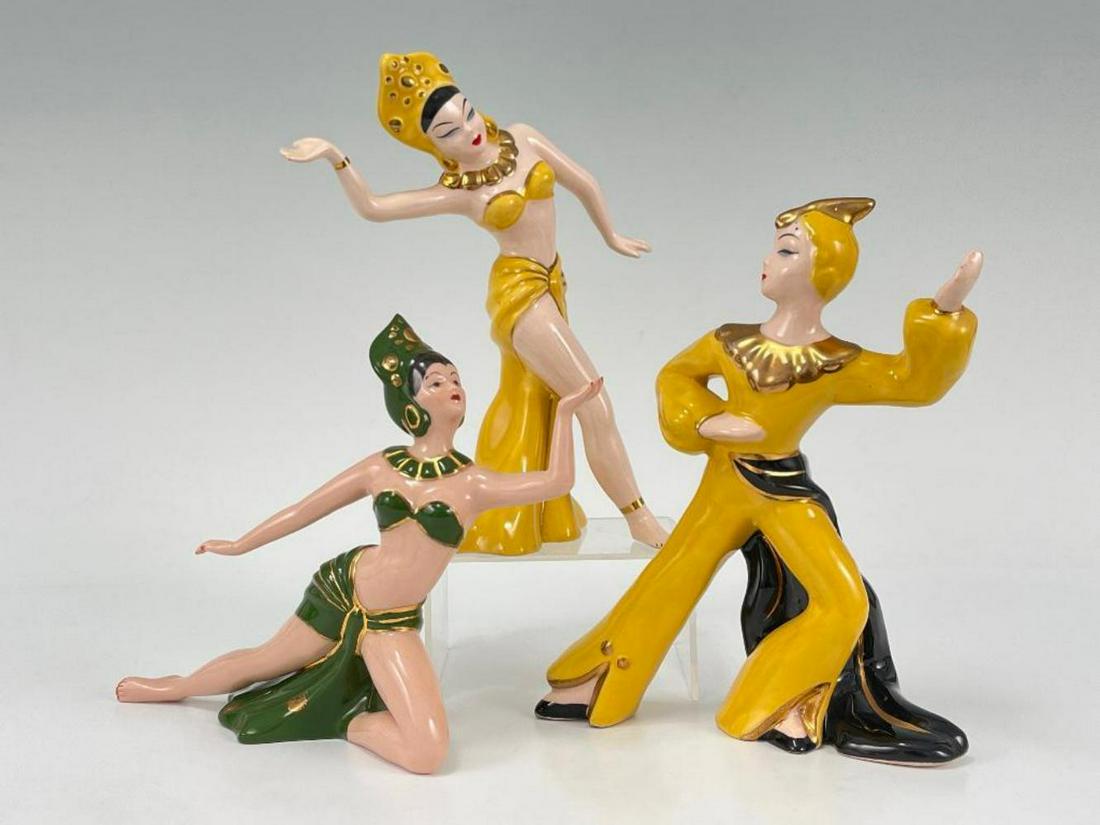 Three Napco Mid Century Modern Ceramic Figures of Women (1 of 17)