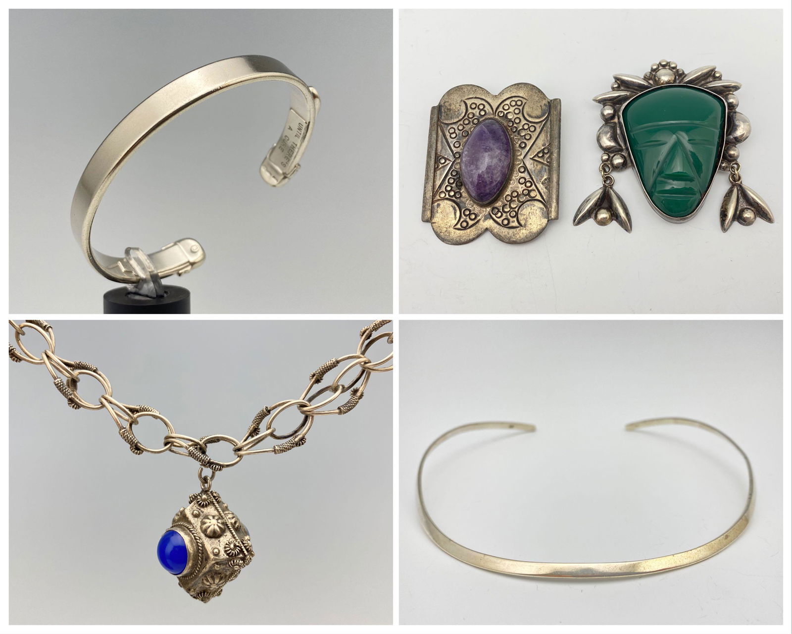 Sterling Silver Jewelry Lot. 104.3g (1 of 18)