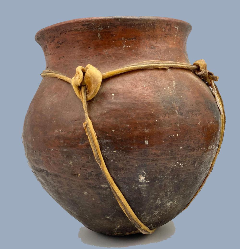 Old Pottery Cooking Pot Vessel, Mexican or Native (1 of 7)