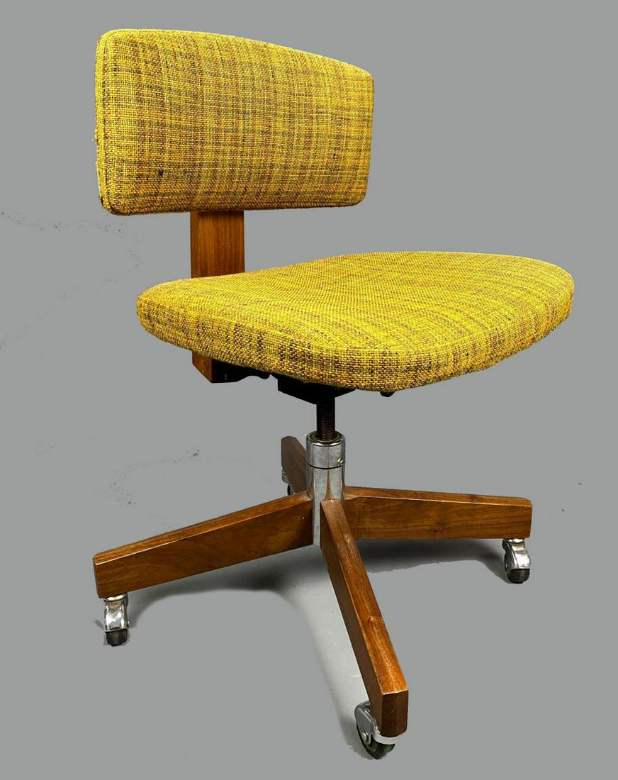 Mid-Century Modern Rolling Office Chair (1 of 16)