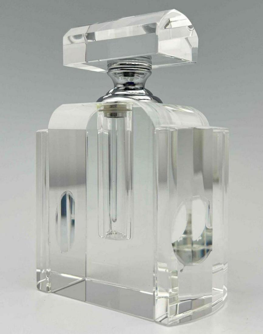 Art Deco Crystal Perfume Bottle (1 of 8)