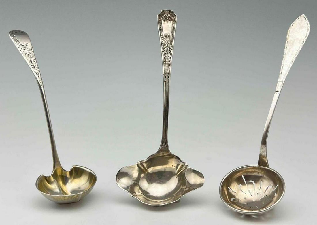 3 Sterling Silver Serving Spoons, 81.1g (1 of 17)