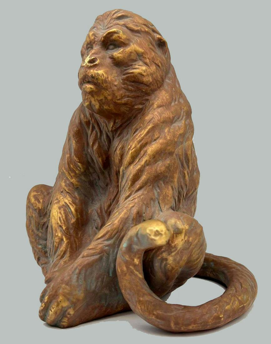 Japanese Bronze Macaque Figure (1 of 9)