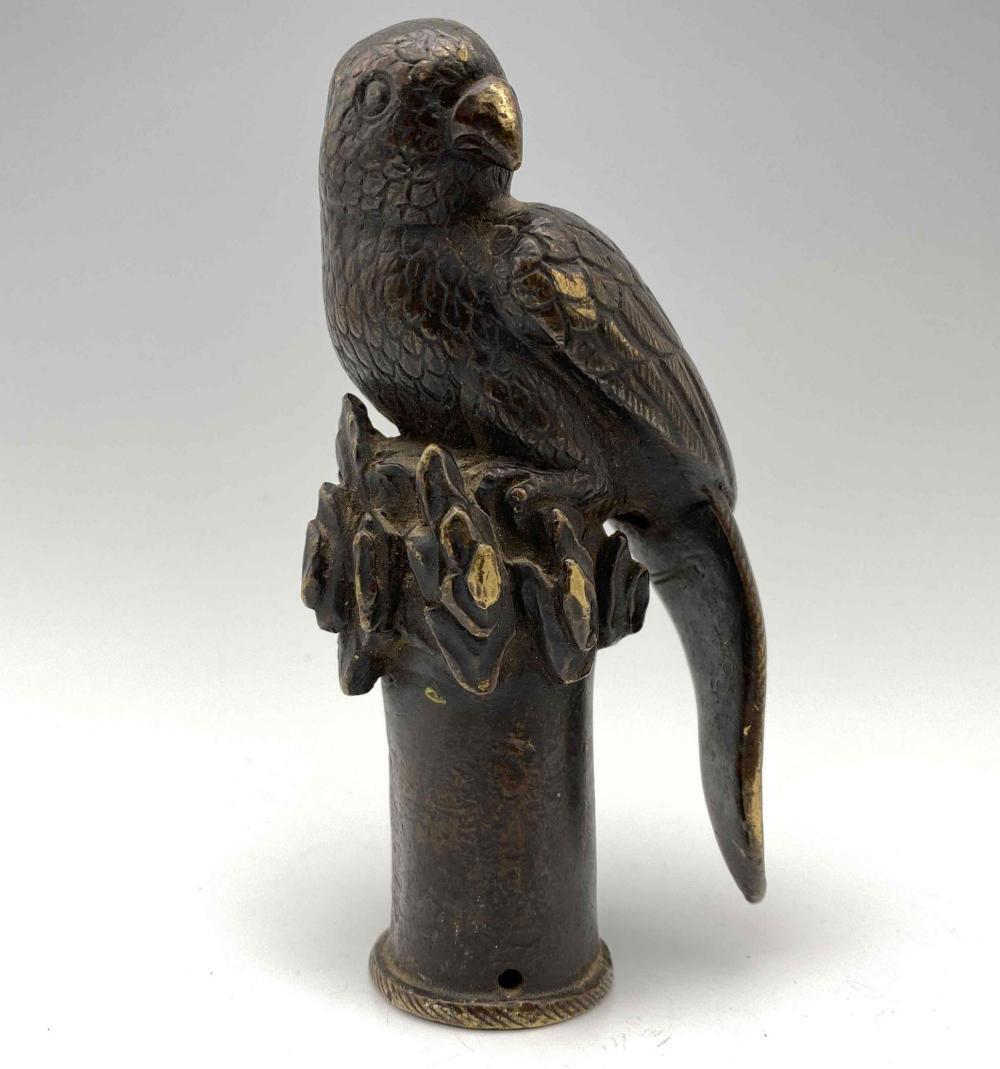 Chinese Bronze Parrot Finial, Qing Dynasty (1 of 7)