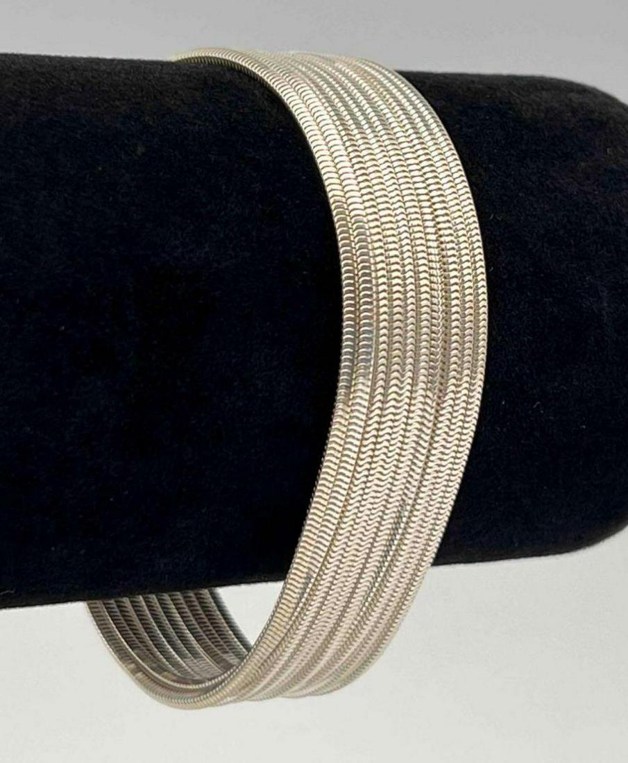 Vintage Sterling Silver Milor Italian Bracelet (1 of 8)