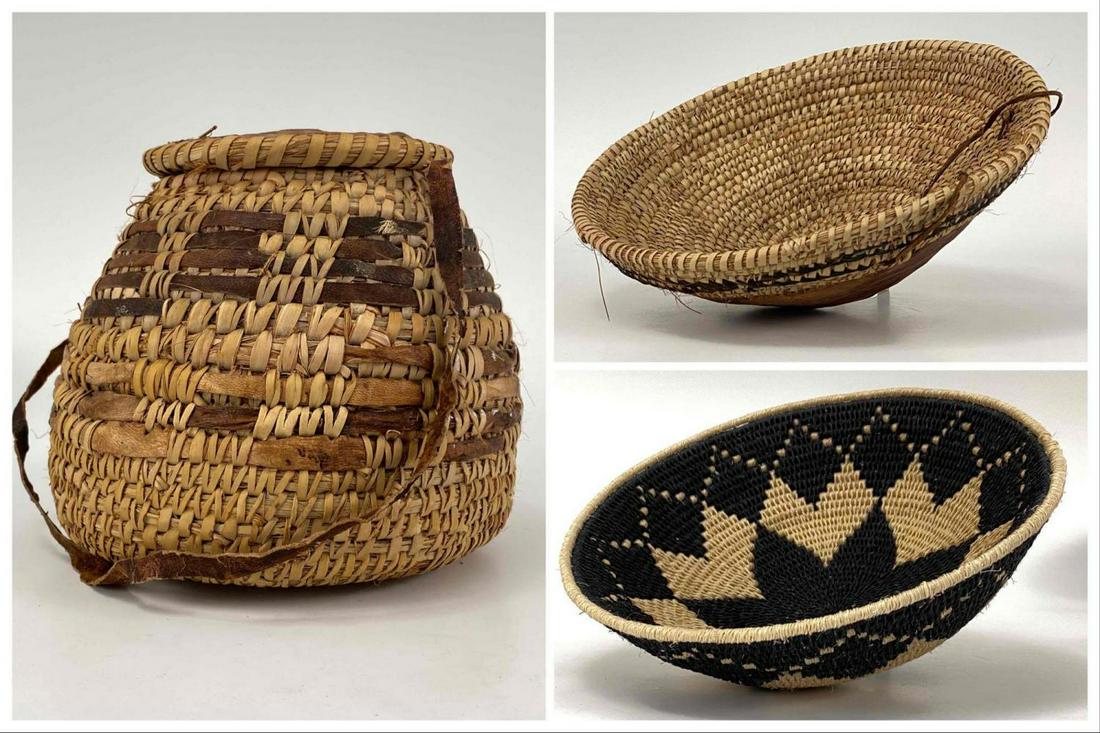 Three African Woven Baskets (1 of 20)