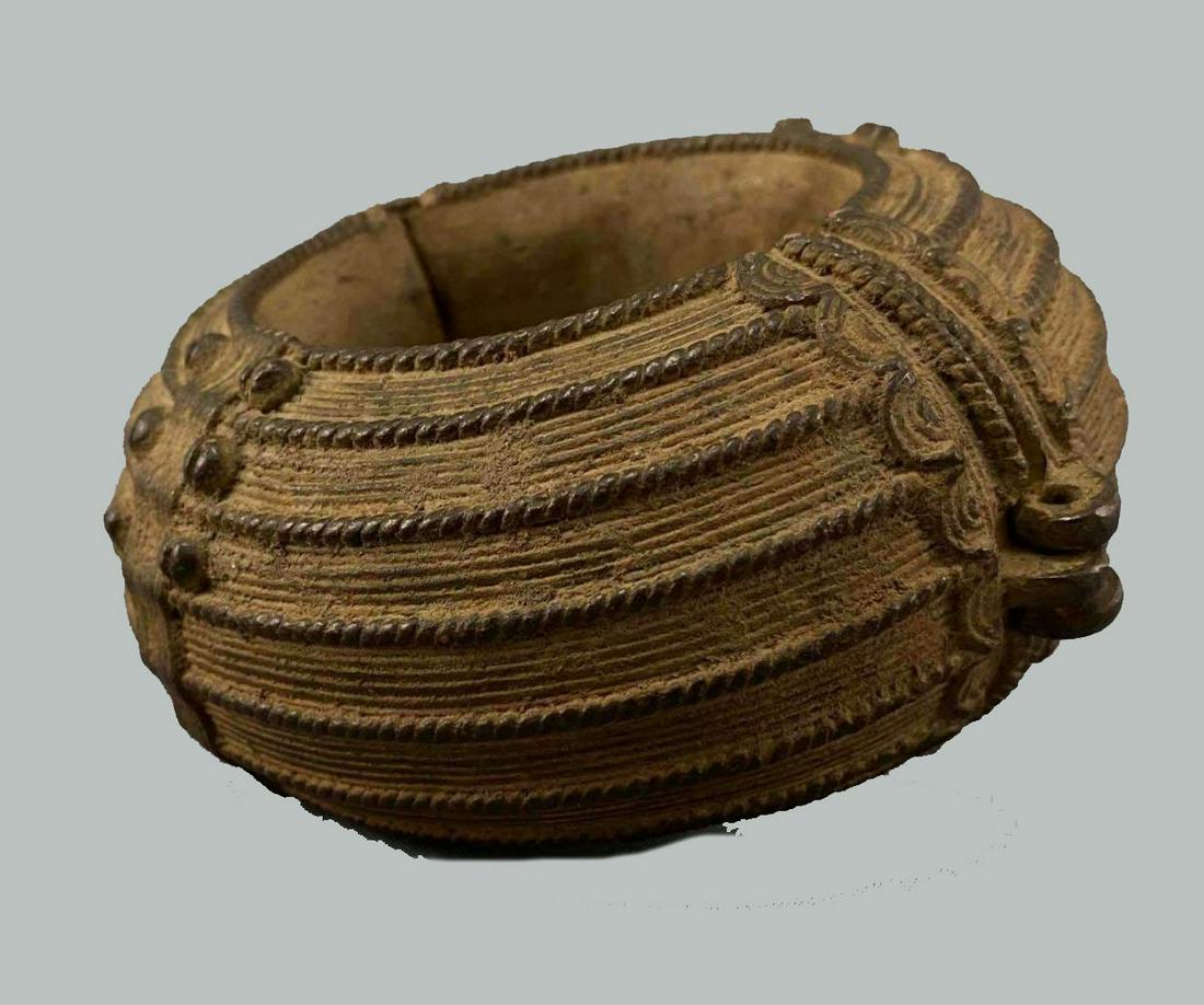 Baule African Hinged Currency Bracelet (1 of 15)