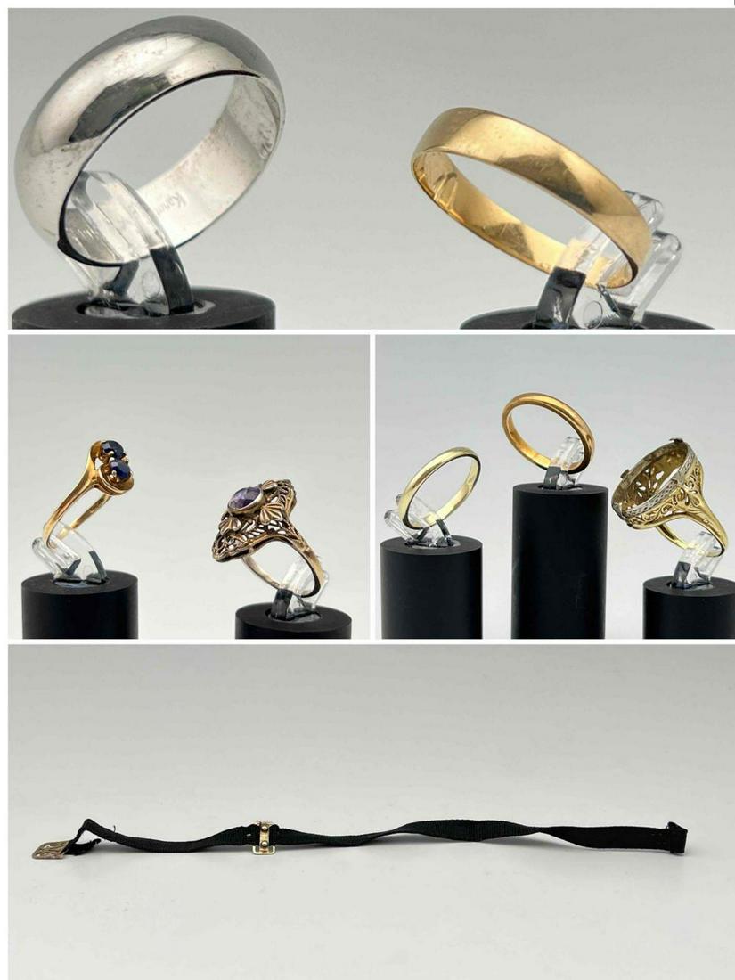 8 Piece 18, 14k, 10k Gold Lot (1 of 20)