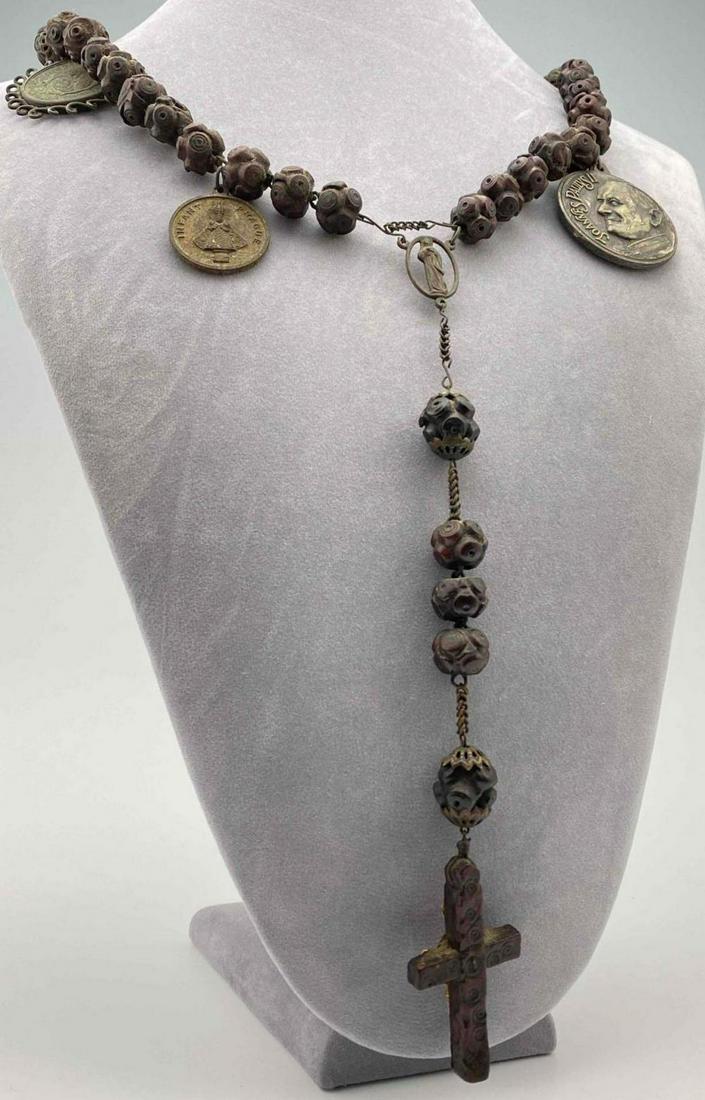 Antique Hand Carved Rosary (1 of 19)