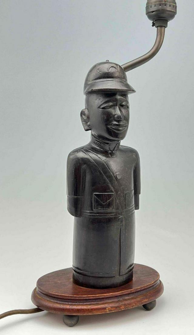 Folk Art Carving of an African Colonial Soldier (1 of 12)