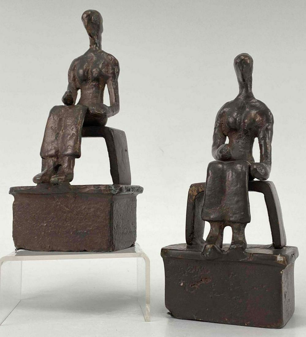 Modern Wrought Iron Sculptures, After Henry Moore (1 of 8)