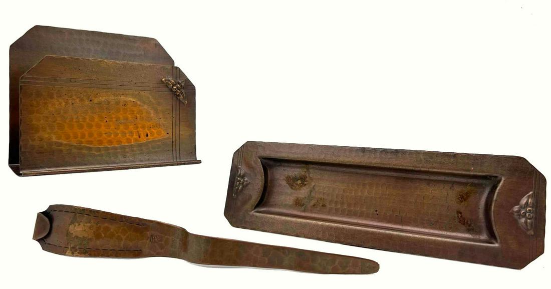 Arts and Crafts Copper, Including Roycroft Letter Opener (1 of 20)