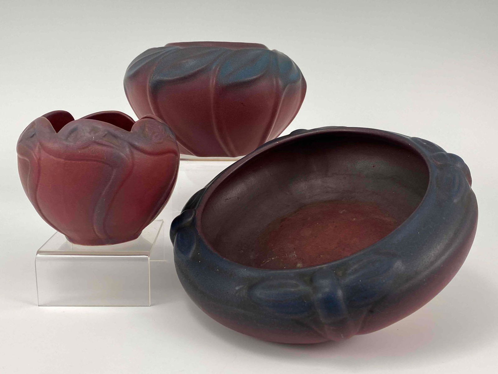 3 Vintage Van Briggle Pottery Vessels (1 of 13)