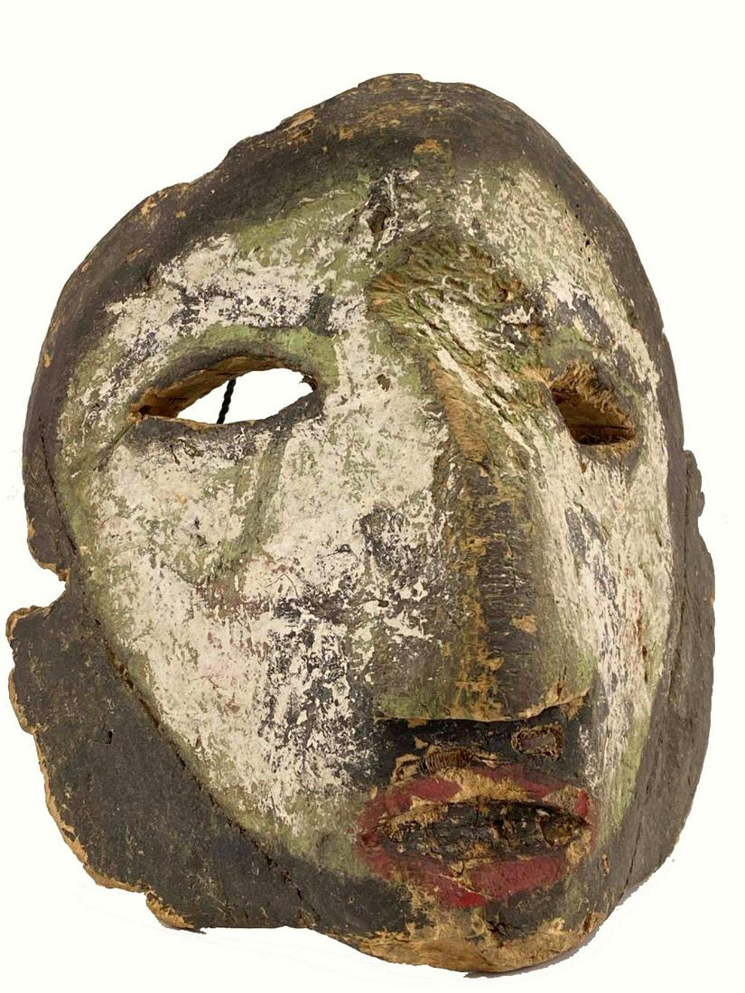 Iban Ceremonial Wood Mask, Sarawak Borneo (1 of 19)