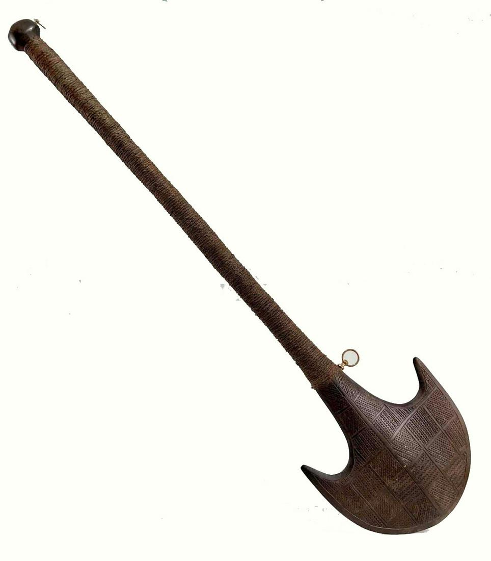 Fijian Cula Carved Wood War Club (1 of 18)
