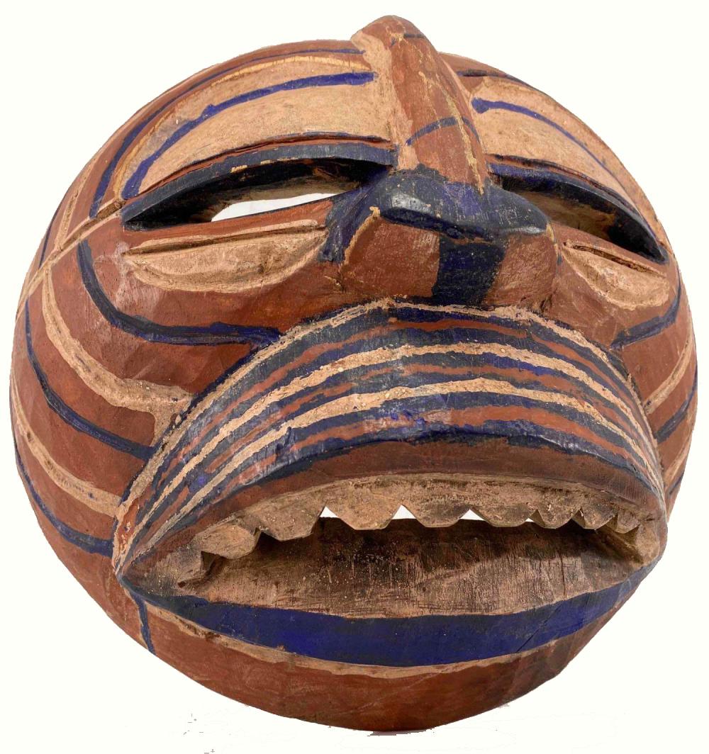 African Basonge Painted Wood Mask (1 of 19)
