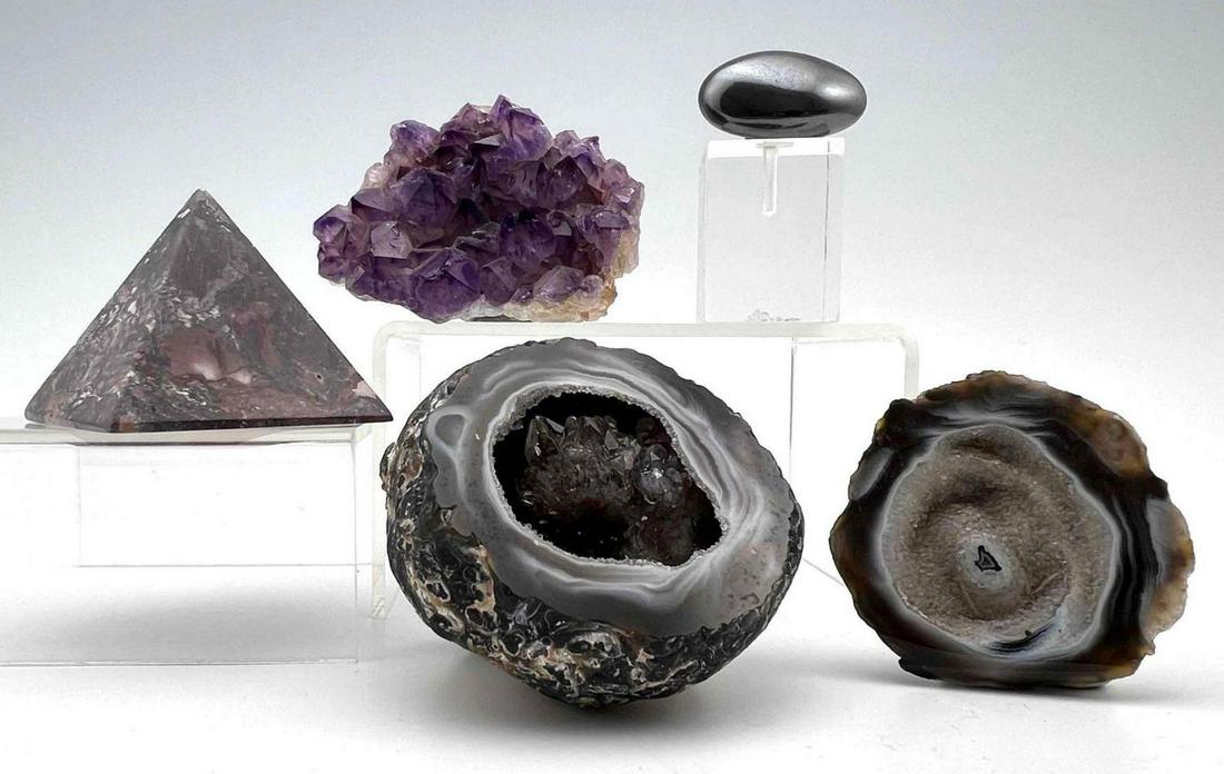 Collection Of Geodes And Minerals (1 of 20)