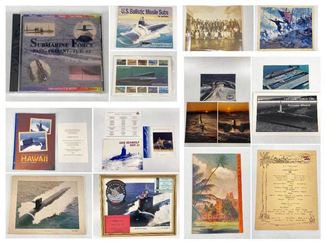 Lot of Ephemera Including US Navy Submarine and Hawaiian (1 of 16)