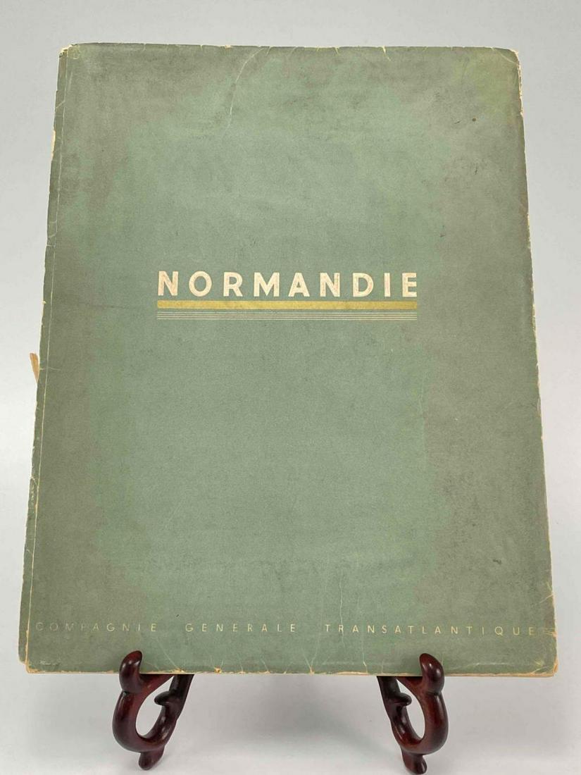Rare Book of the Interior Designs of the SS Normandie, 1935 (1 of 18)