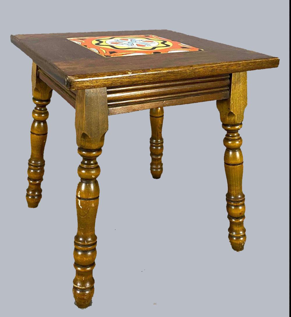 Arts And Craft Mission Tile Top Table (1 of 17)