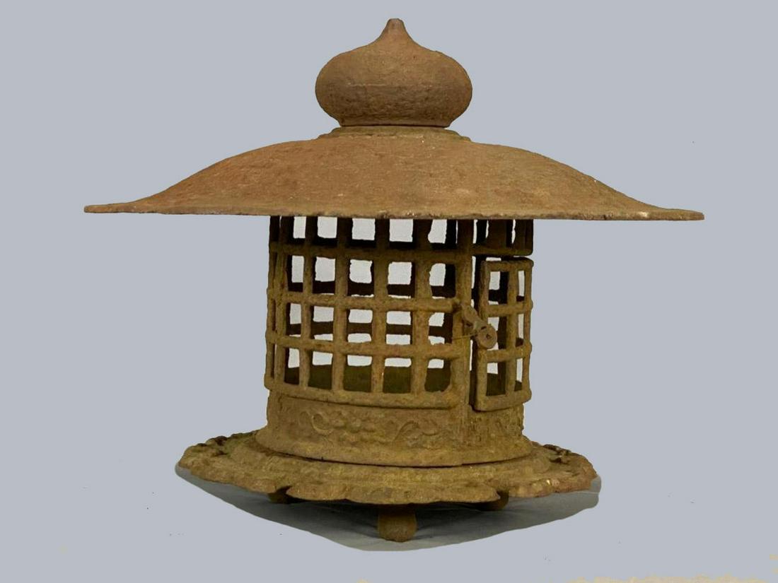 Large Japanese Cast Iron Lantern (1 of 19)