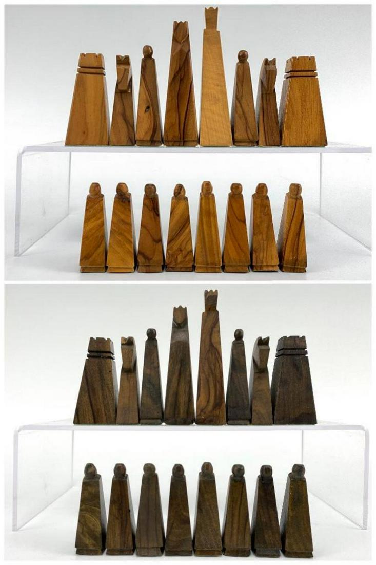 Mid Century Modern Geometric Chess Set (1 of 17)