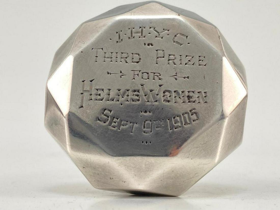 Antique Silver Bottle Stopper Boating Trophy (1 of 17)