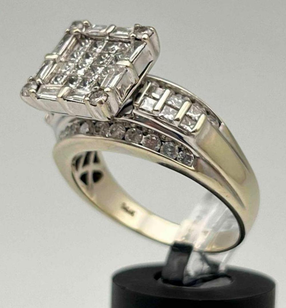14K Gold 3CT Diamond Ring (1 of 10)