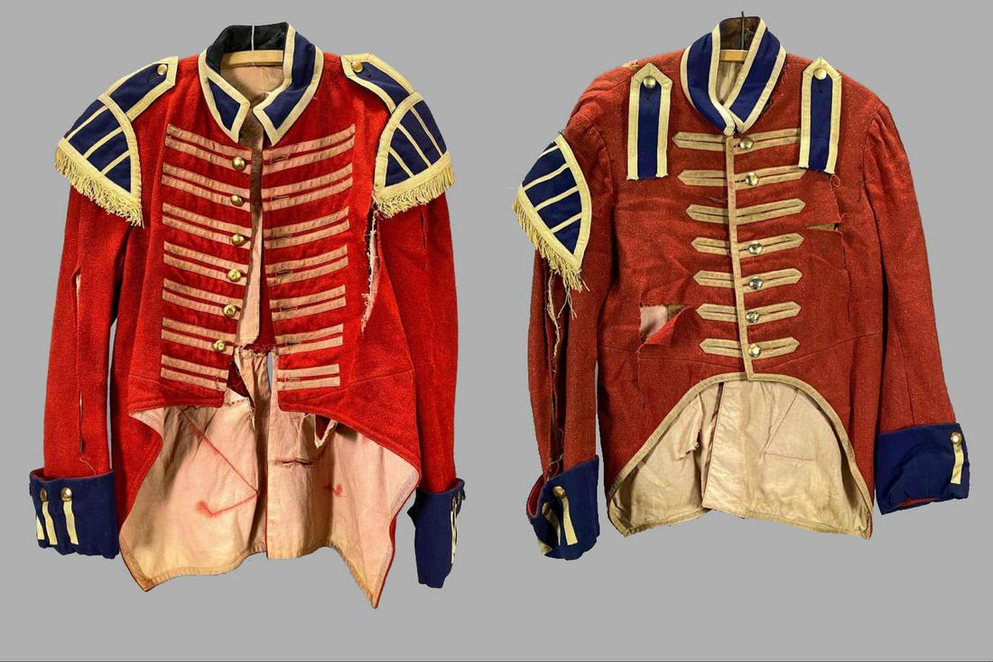 Two Revolutionary War Military Uniform Coats, Old Hollywood Costumes (1 of 14)