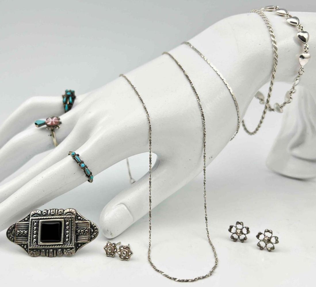 Sterling Silver Jewelry Lot (1 of 20)