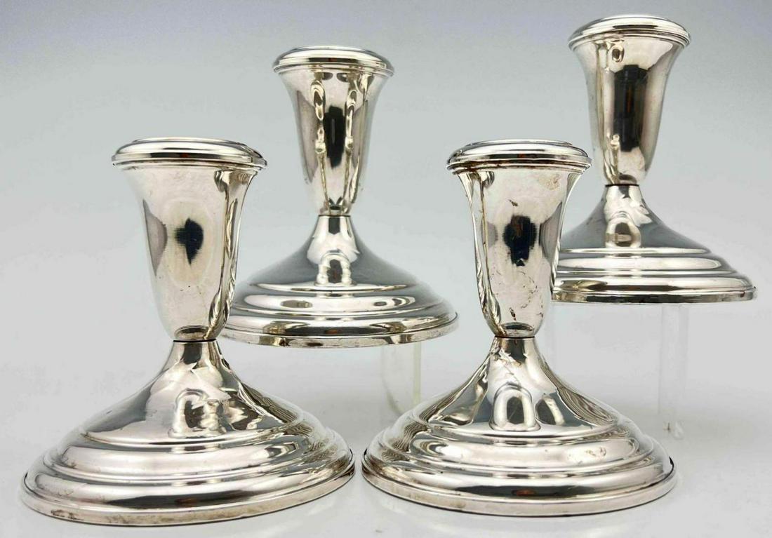4 Towle Sterling Silver Candlesticks (1 of 18)