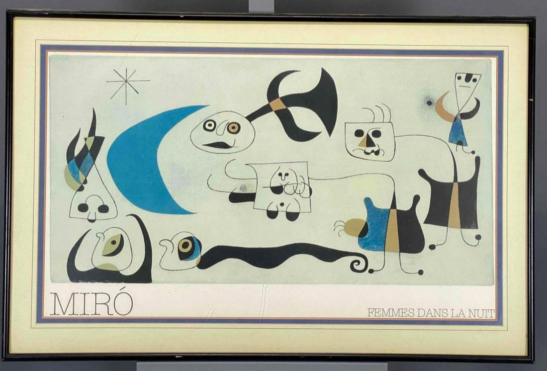 Woman in the Night, Print on Paper, Marked Miro (1 of 18)
