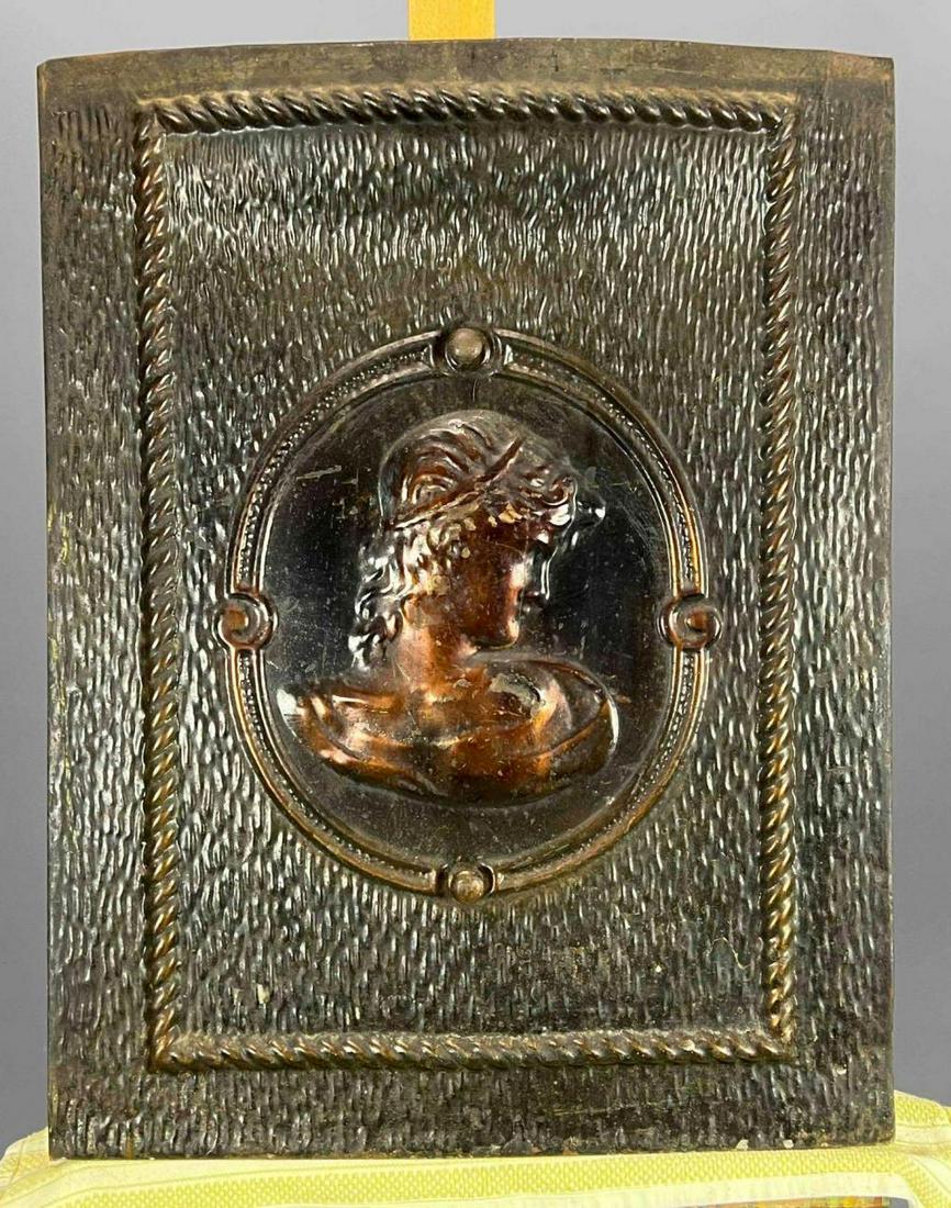 Antique Victorian Cast Iron Fireplace Cover (1 of 13)