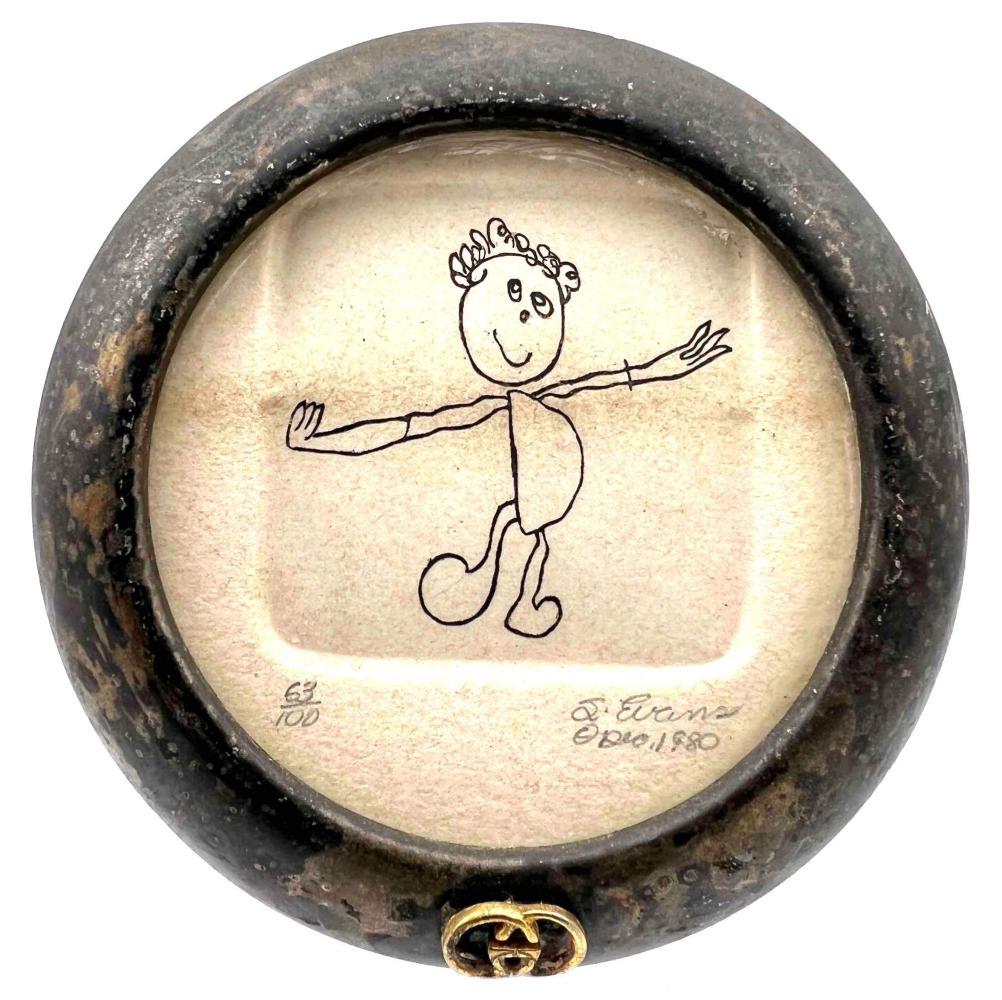 Etching in Gucci Picture Frame, S. Evans (1 of 12)