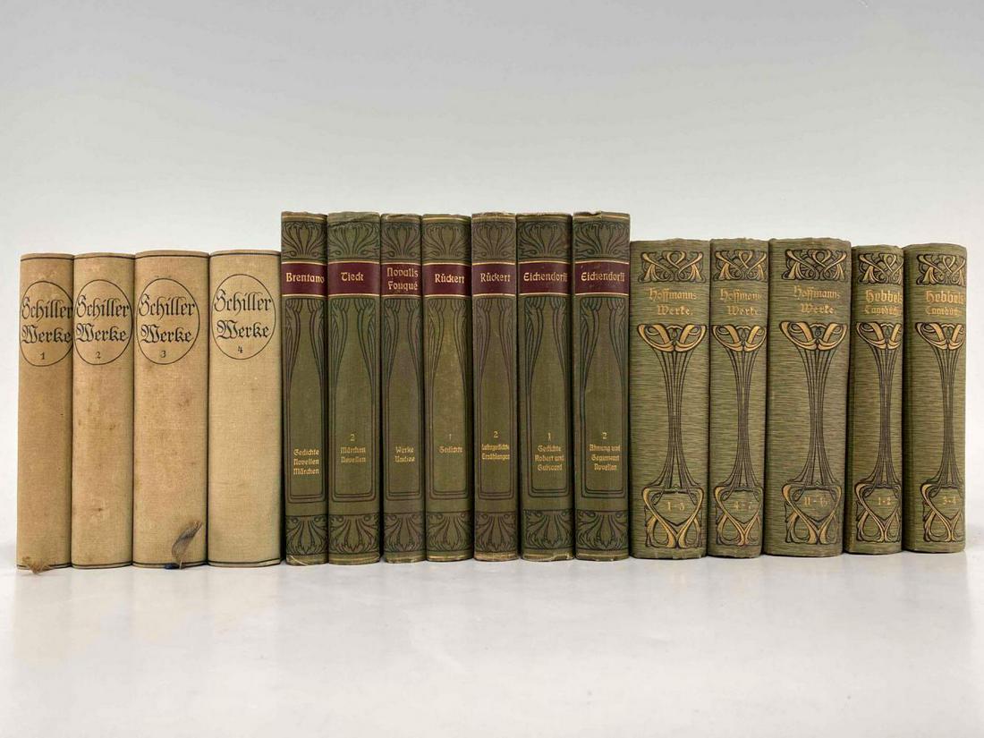 16 Volumes Of German Literature, Poetry, And Drama Anthologies: 16 Volumes Of German Literature, Poetry, And Drama Anthologies. Friedrich Hebbels Tagebucher In Four Volumes, Volumes 1-4, Published By Max Hesses Verlag. ETA Hoffmanns Sammtliche Werke In 15 Volumes,