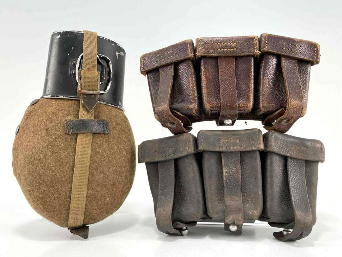 WWII German Ammo Cases And Canteen (1 of 19)