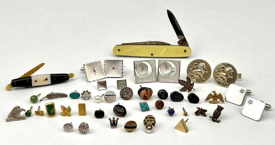 36 14k, Sterling Tie Tacks, Including Tiffany & Co (1 of 16)