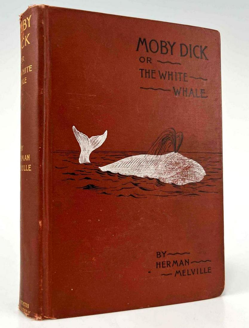 Moby Dick 1892 United States Book Company First Edition: Moby Dick 1892 United States Book Company First Edition. Approximately 7.5L x 5.25W x 1.5D in.