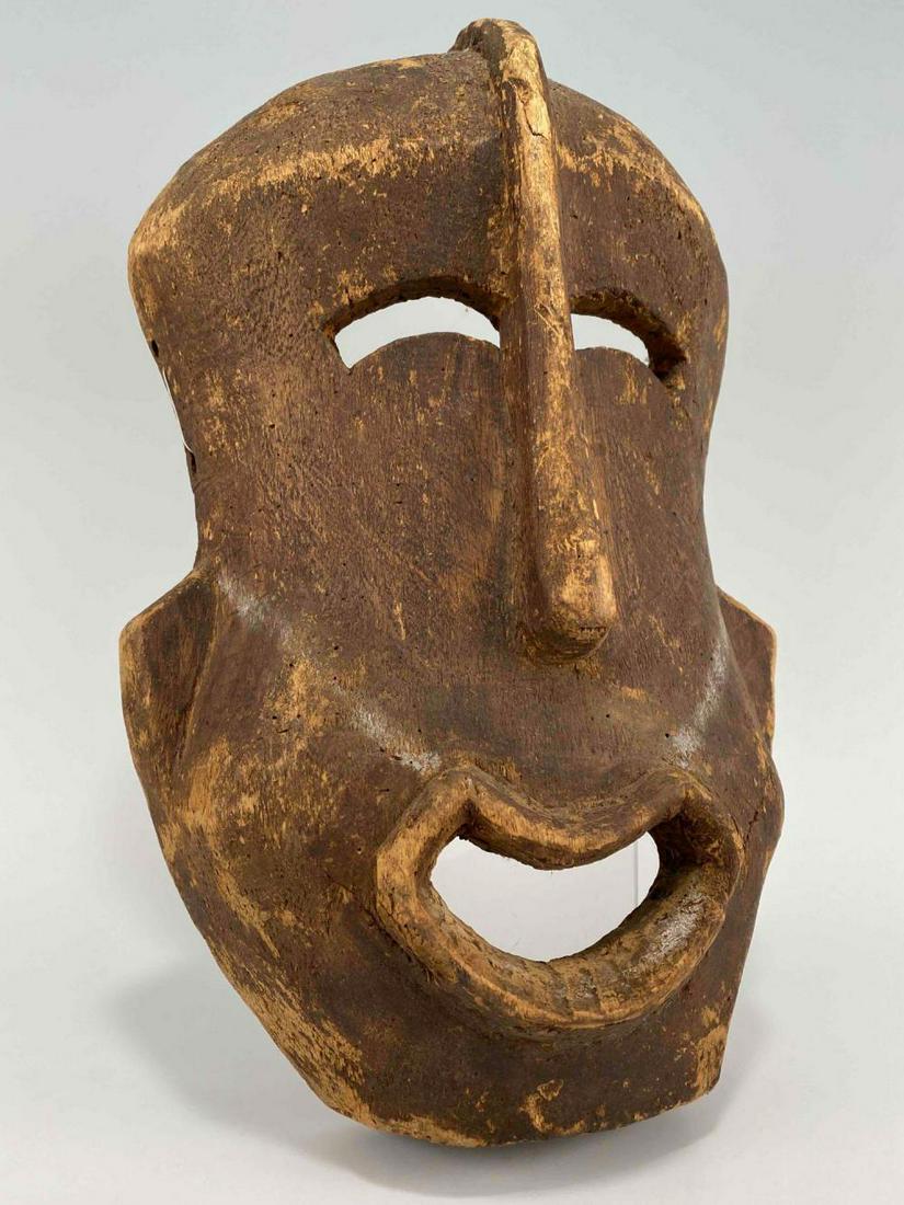 Vintage Carved Wooden African Songe Mask (1 of 18)