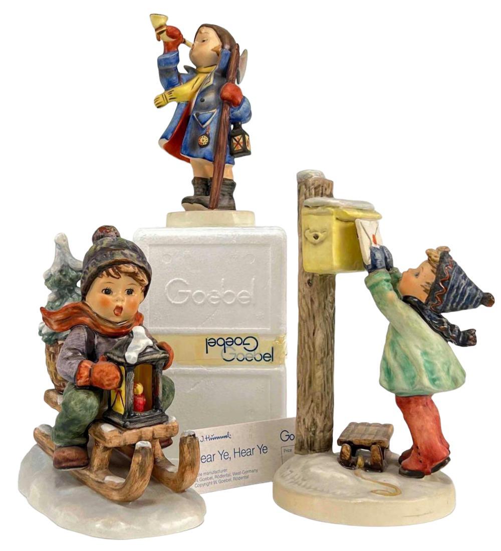 3 Goebel M.I. Hummel Winter Themed Figurines (1 of 13)