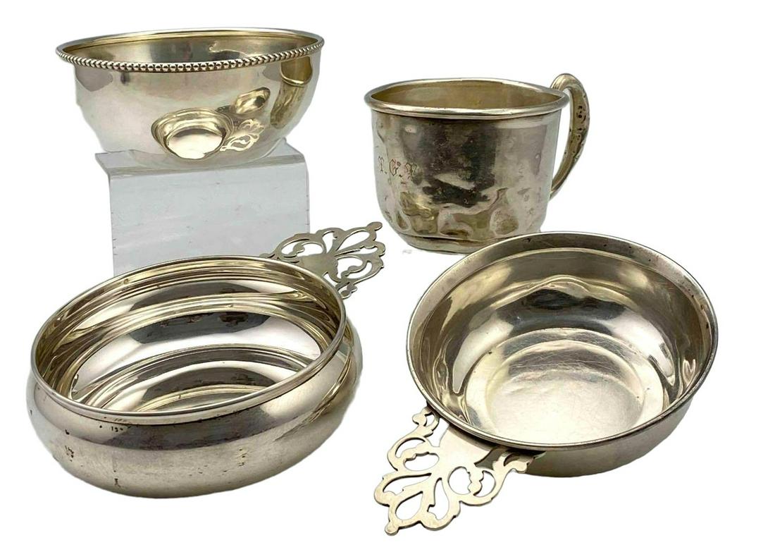 Sterling Silver Baby Bowls and Cup (1 of 20)