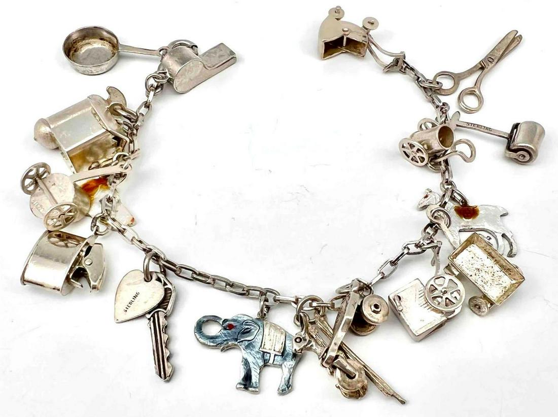 Sterling Silver Charm Bracelet (1 of 15)