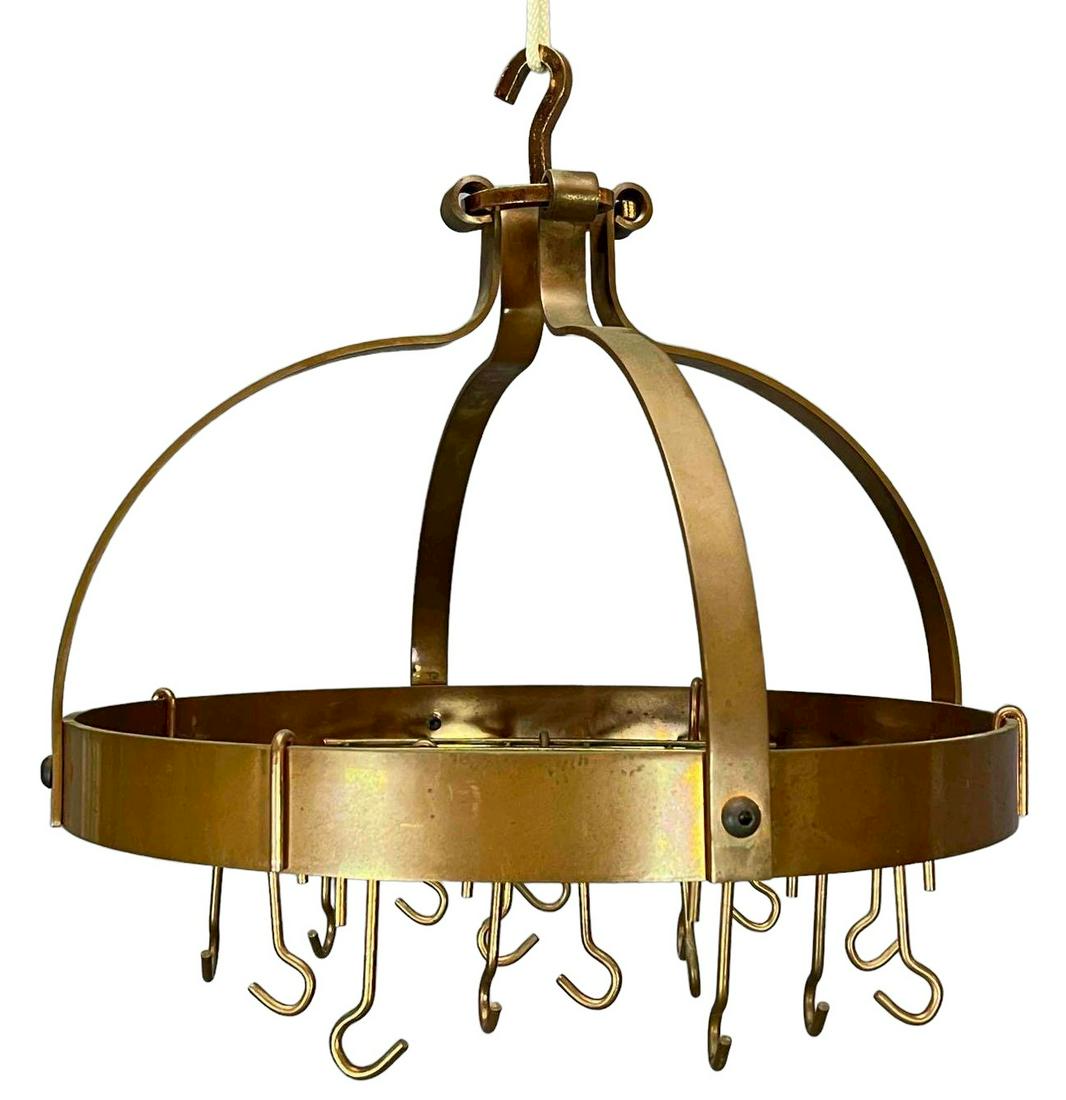 Hanging Copper Pot Rack (1 of 16)
