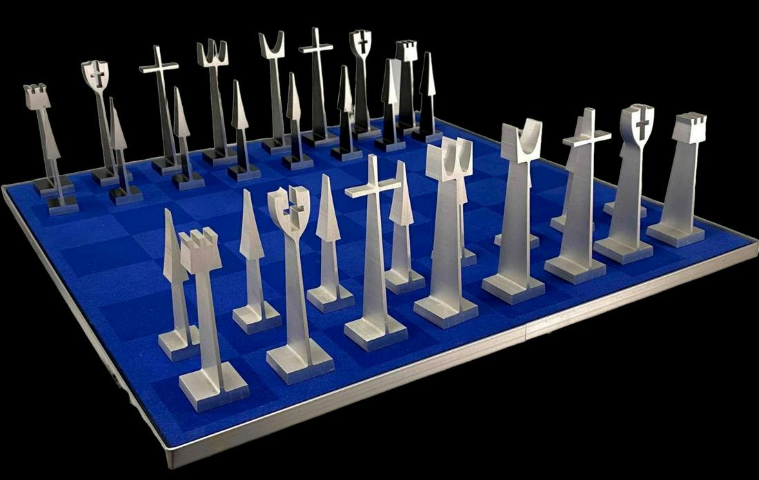 Austin Cox Mid Century Modern Chess Set (1 of 20)