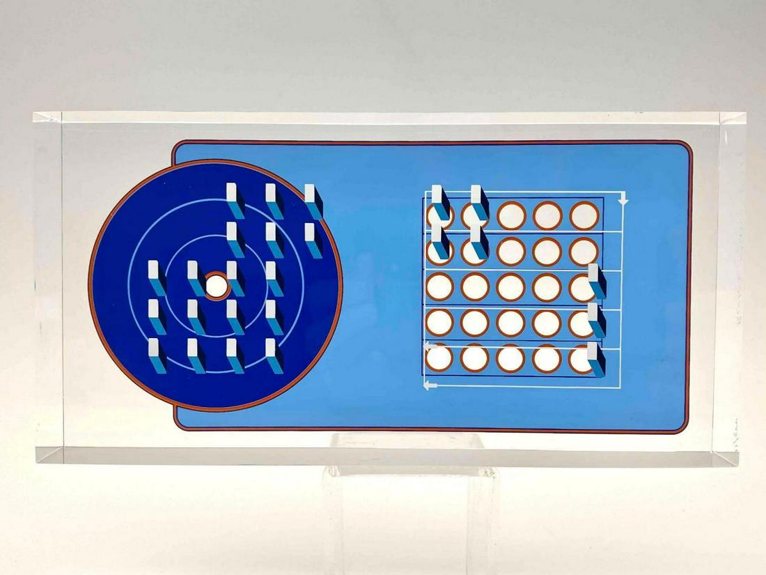 Beck And Jung Abstract Geometric Mid Century Modern Lucite 3D Sculpture (1 of 14)