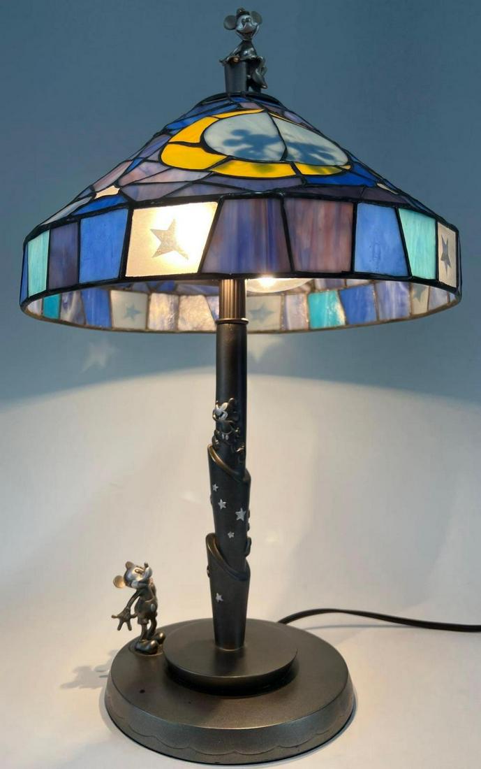 Mickey And Minnie Mouse Stained Glass Lamp (1 of 17)