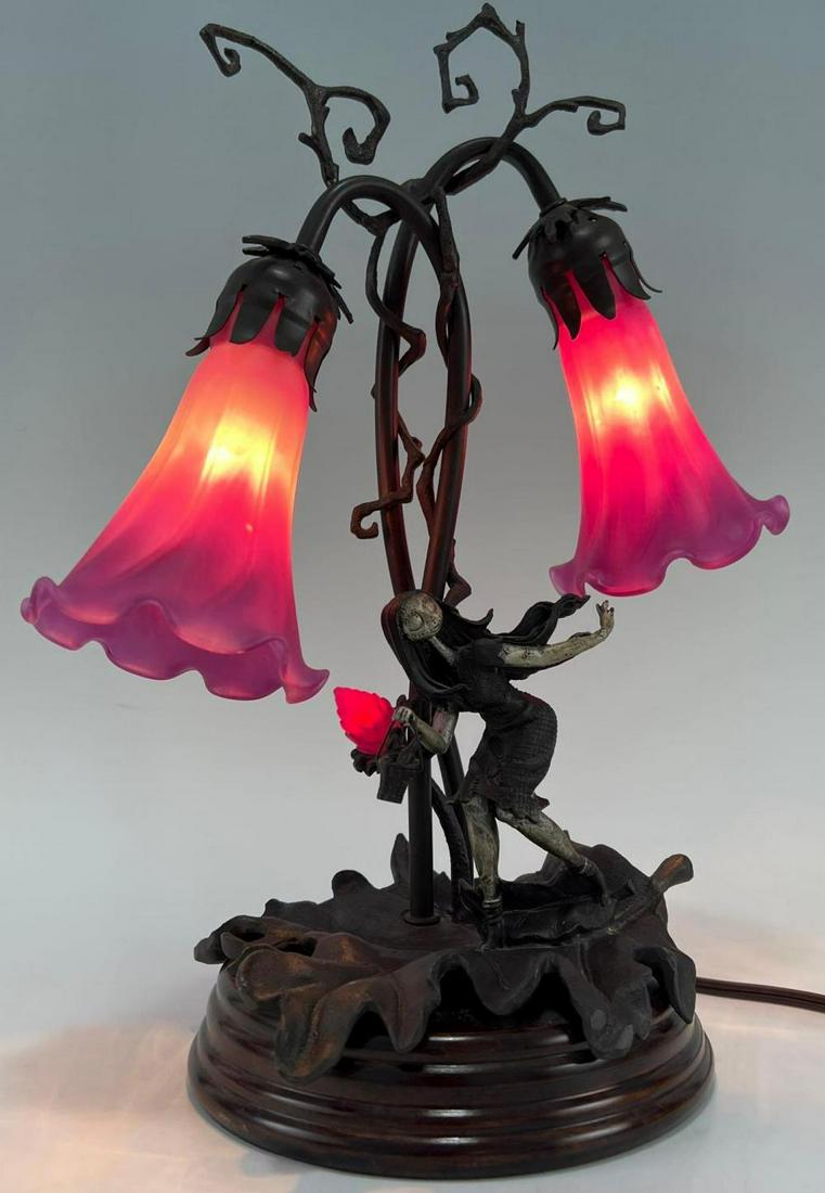 The Nightmare Before Christmas Disney Art Glass Lamp (1 of 16)